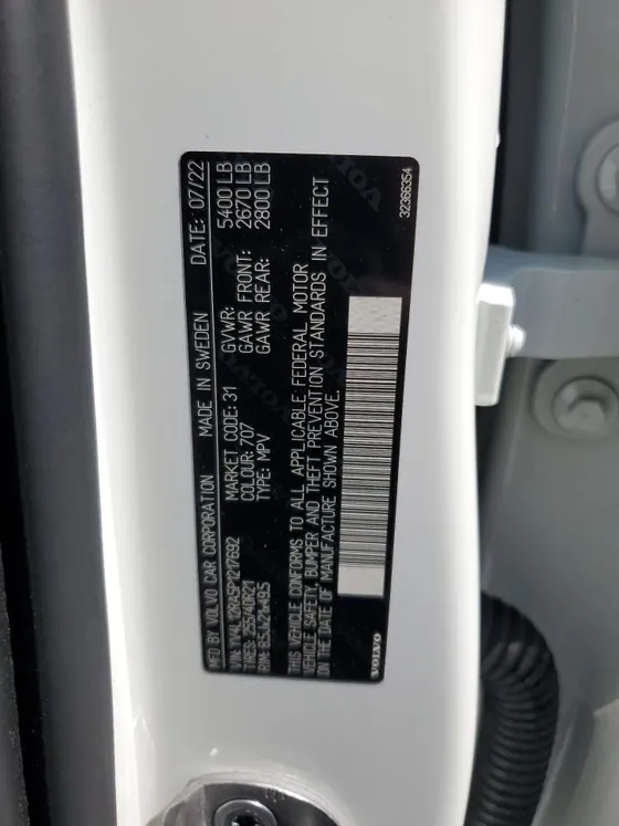 2023 Volvo XC60 VIN YV4L12RA5P1217692 - photo 3 of 14